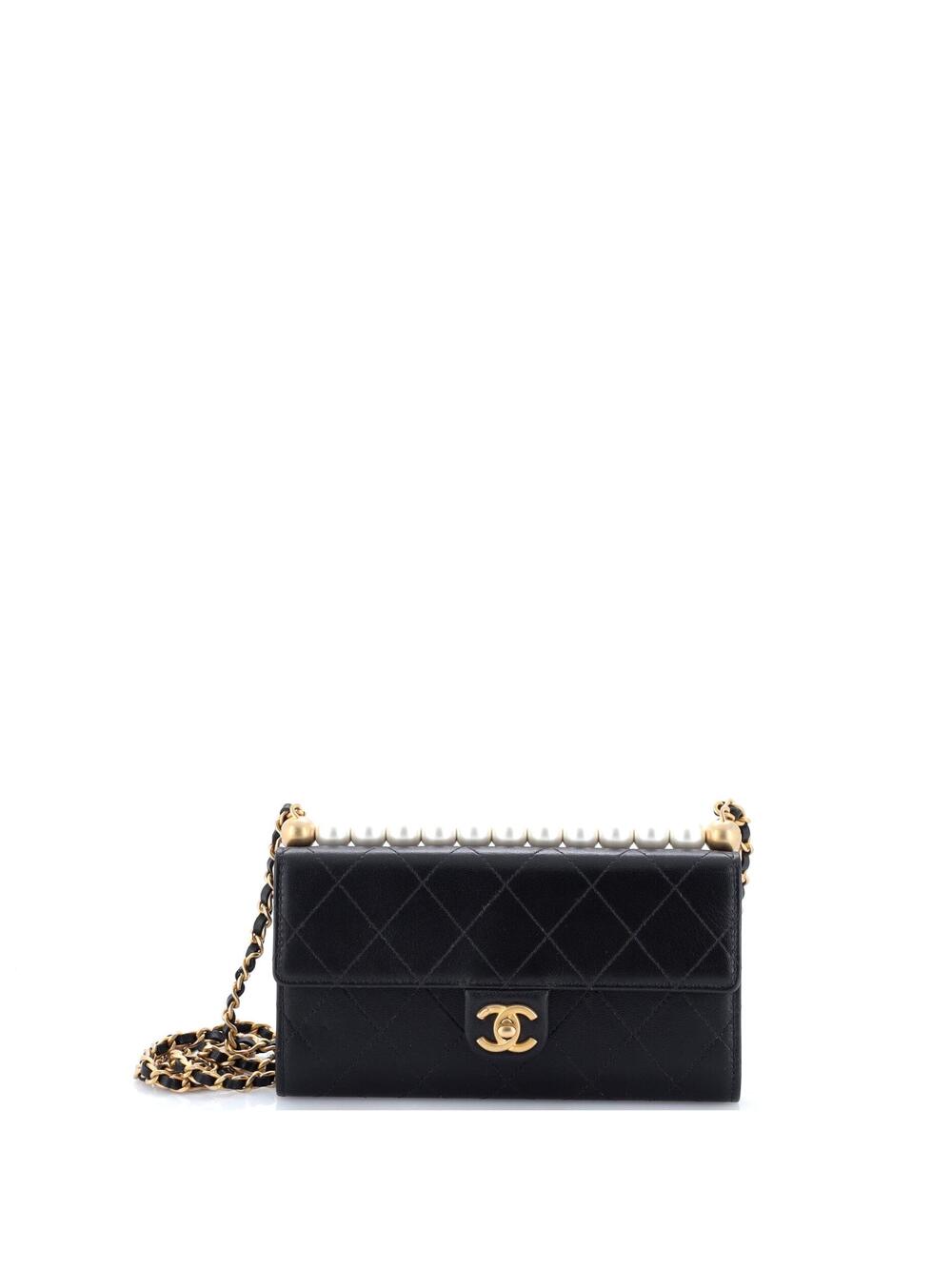 Chanel Chic Pearls Clutch With Chain #327425C29B